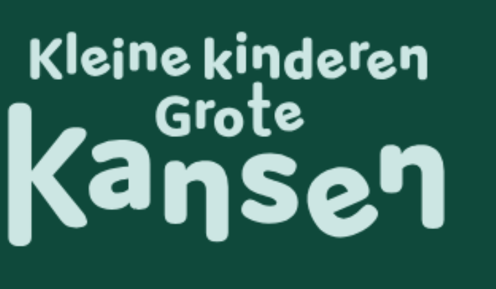Kleine kinderen grote kansen
